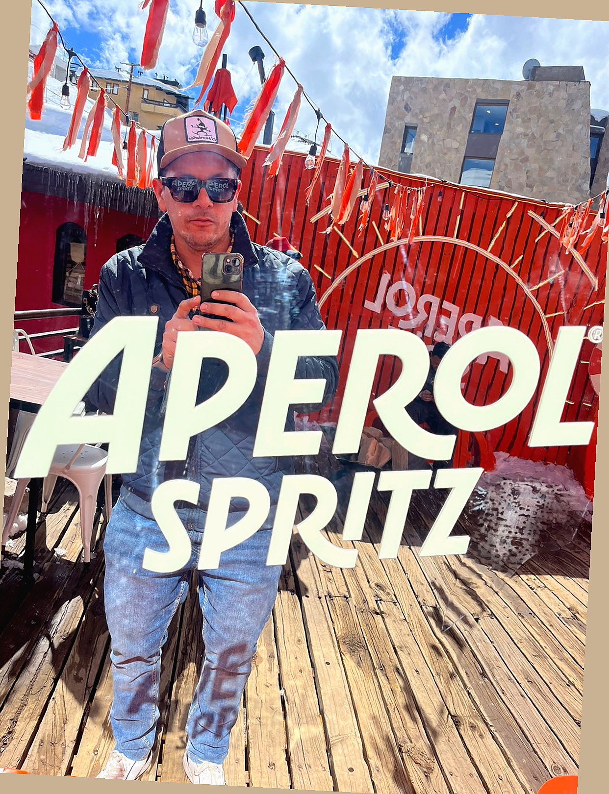 Aperol bajo el sol de invierno · El Montañés Chile